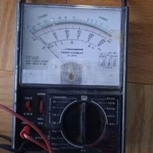 MICRONTA Range Doubler Multi-tester 43 Ranges 50000 Ohms/Volt DC 22-204U